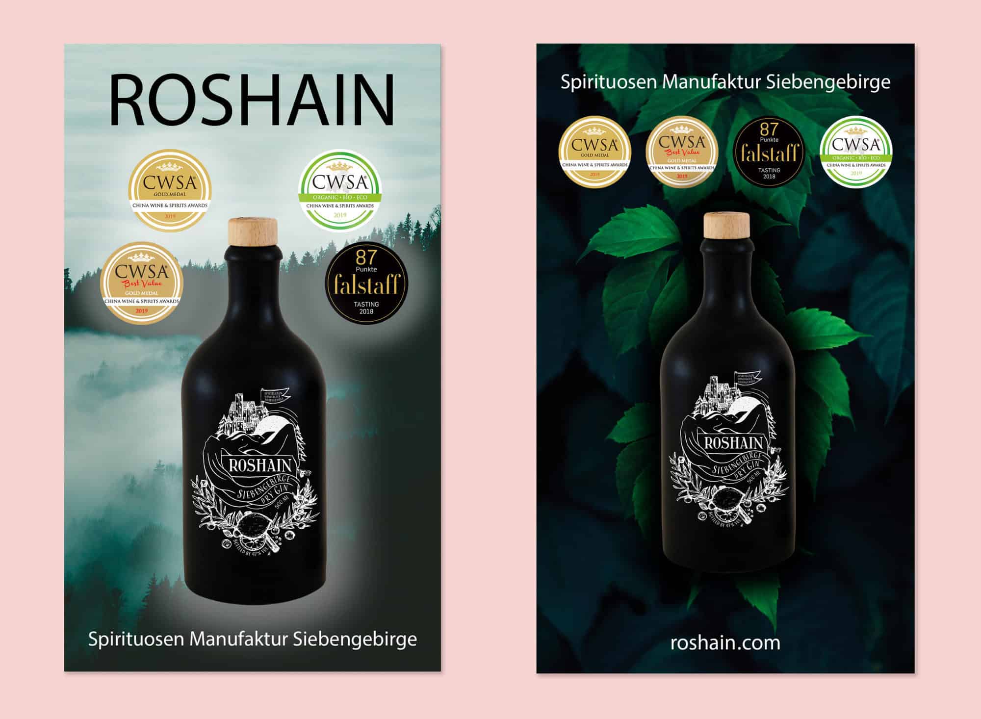 Branding Roshain Gin