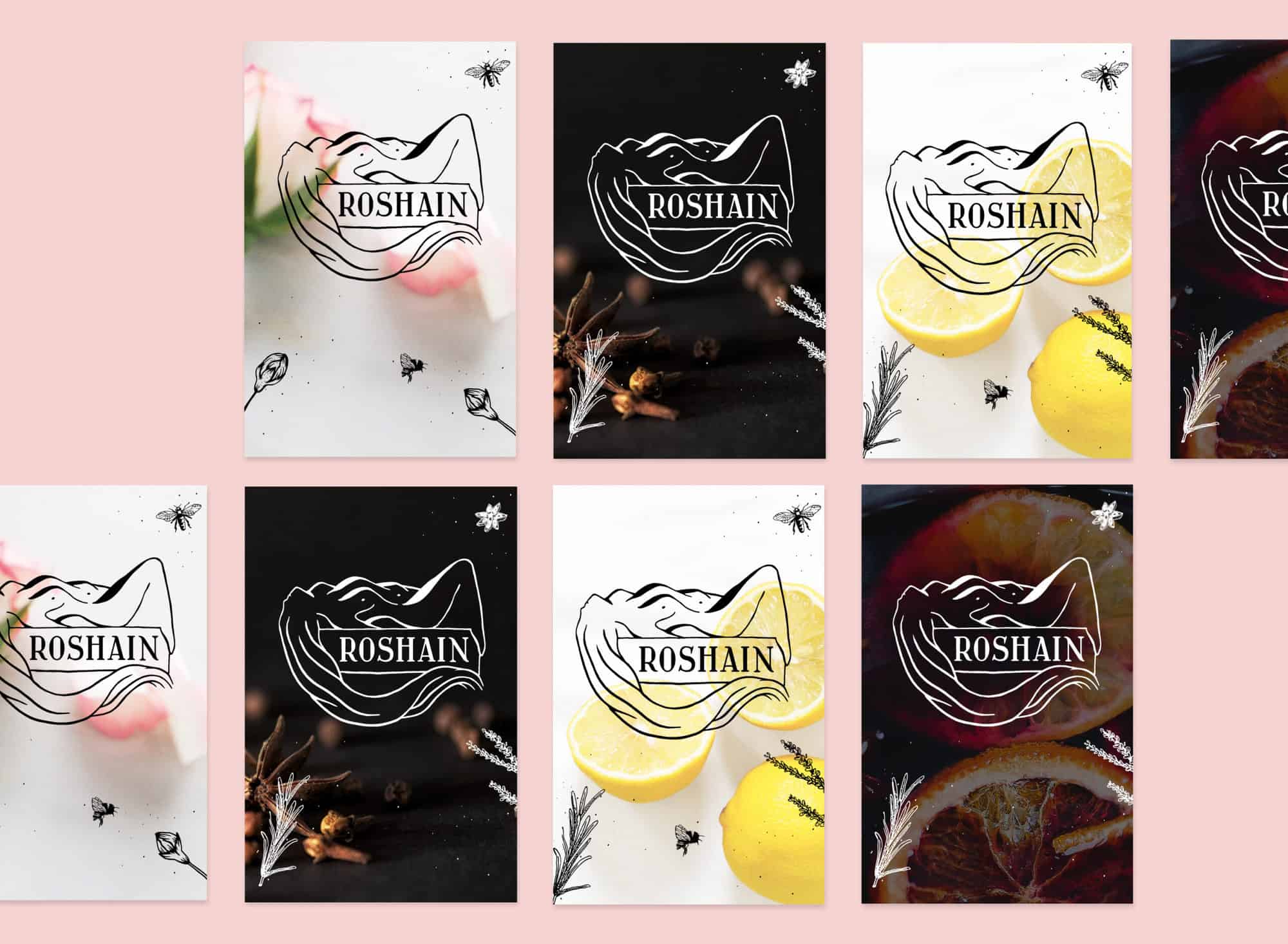 Branding Roshain Gin